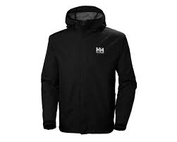 Helly Hansen Men's Seven J Waterproof Windproof Breathable Rain Coat Jacket