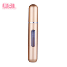 8ml/5ML Mini Bottle Refillable Perfume Spray With Spray Scent Pump Empty Cosmetic Containers Portable Atomizer Bottle