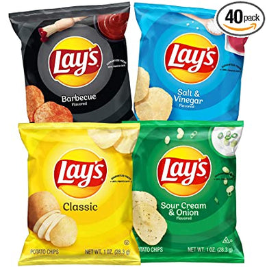 LAY'S CHIPS VARIETY CASE 40/45 GM PACK OF 1X36 CT