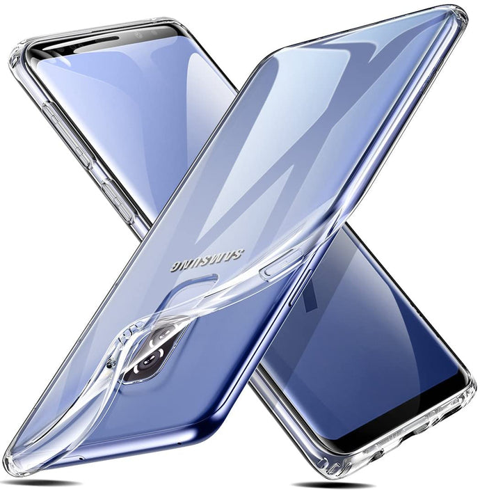 Samsung Galaxy S9 Plus Case, ESR Ultra Slim Thin Clear Soft TPU Protective Cover [Anti-Scratch][Prevents Clinging][Air Cushion Technology] for Samsung Galaxy S9 Plus (2018)-Clear