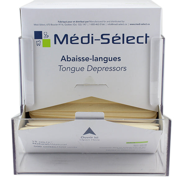 MEDI-SELECT TONGUE DEPRESSORS NON STERILE 6'' PACK OF 500