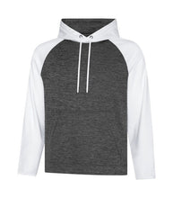 ATC™ DYNAMIC HEATHER FLEECE TWO TONE HOODED SWEATSHIRT. F2047