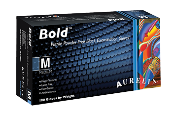 AURELIA BOLD NITRILE PACK OF 100(5.0 MIL)