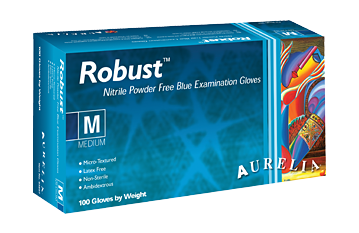 AURELIA ROBUST NITRILE PACK OF 100(5.0 MIL)