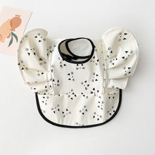 Baby Bibs INS Nordic Style Angel Feed Pocket Burp Girl Boy Infant Meals Bib Waterproof Easy Clean Cute Elephant Bibs Soft PU