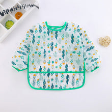 Baby Bibs New Cute Children Baby Stuff Toddler Waterproof Long Sleeve Art Smock Feeding Bib Apron for Kids 0-6 Years