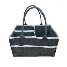 Baby Diaper Caddy Organizer Portable Holder Bag for Changing Table and Car, Nursery Essentials Storage Bins 38*23*18cm