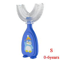 Baby Toothbrush Children 360 Degree U-shaped Child Toothbrush Teethers Soft Silicone Baby Brush Kids Teeth Oral Care Cleaning
