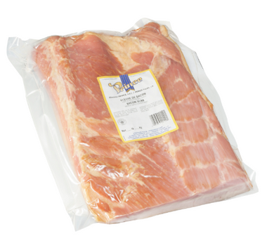 PRINCE BACON SLAB RINDLS 1/2 Sliced Frozen (7.5 KG)