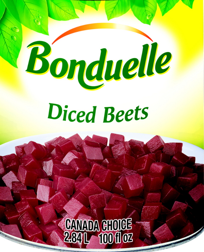 BONDUELLE BEET DICED CANADA PACK OF 6 (2.84 LITERS) - DeliverMyCart.com