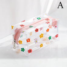 Big Waterproof Transparent Pencil Case PVC Stationery Gift Girls Students Pencil Bag Kawaii Makeup Cosmetic Bag Travel Bags
