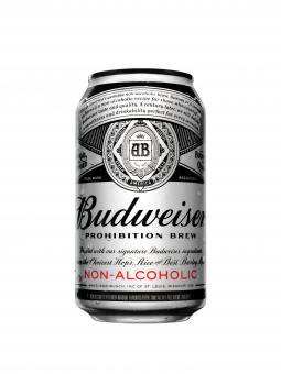 BEER NON-ALCOHOLIC BUDWEISER'S PROHIBITION BREW PACK OF 24 (341 ML)