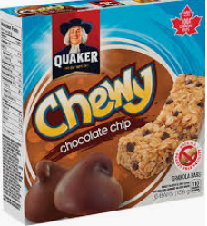 QUAKER - BAR GRANOLA CHOC CHIP CHEWY 72 BARS PEANUT FREE - DeliverMyCart.com