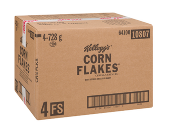 KELLOGG'S CEREAL CORN FLAKES SLEEVE PACK OF 4 (7.5KG)