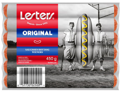 LESTER   FRANK ALL MEAT WEINER 6.5 PACK OF 2X3 KG