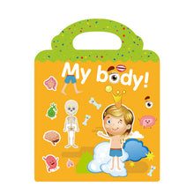 Children&#39;s Reusable Stickers Books Kawaii Stationery Stickers for Kids Early Education Cartoon Cute Stickers for Children Gift