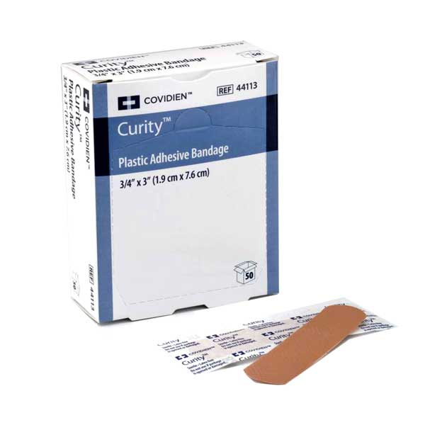 COVIDIAN CURITY FABRIC BANDAGES PACK OF 50