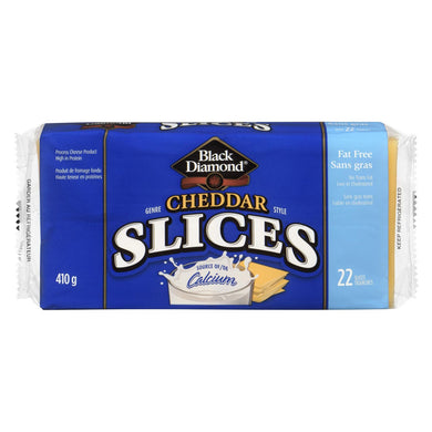 Cheddar slices, processed (blue)