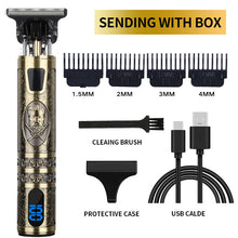 Finishing Fading Blending Professional Hair Trimmer for Men Pro Beard Trimmer Electric Hair Clipper Lithium Hair Cutting Machine