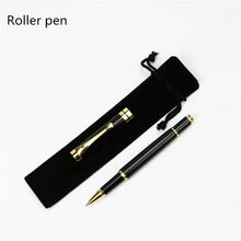 Golden text custom engraved Fountain Pen Office school commemorate gift full metal pen Student writing stationery