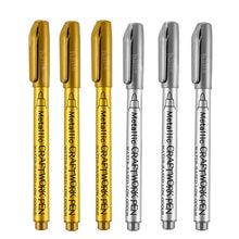 Haile Liquid Mirror Marker Silver Markers Pen DIY Reflective Paint Pens Mirror Markers Chrome Finish Metallic Art Craftwork Pen