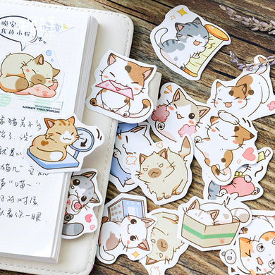 Kawaii Be My Cat Decorative Stationery Stickers Scrapbooking DIY Diary Album Stick Label