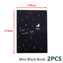 LE Sketchbooks Diary Painting Graffiti Soft Cover Black Paper Sketchbook Notepad Drawing Notebook Office School Supplies