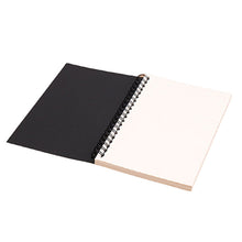 LE Sketchbooks Diary Painting Graffiti Soft Cover Black Paper Sketchbook Notepad Drawing Notebook Office School Supplies