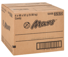 MARS CHOCOLATE BARS SINGLE 152 BARS 58 GRAMS EACH