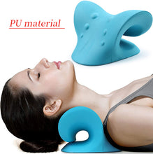 Neck Shoulder Stretcher Relaxer Cervical Chiropractic Traction Device Pillow for Pain Relief Cervical Spine Alignment