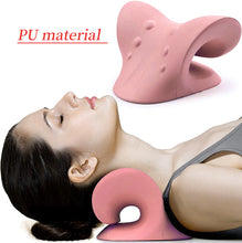 Neck Shoulder Stretcher Relaxer Cervical Chiropractic Traction Device Pillow for Pain Relief Cervical Spine Alignment