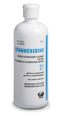 STANHEXIDINE AQUEOUS SOLUTION 2%CHG + 4% IPA PACK OF 1 (450 ML)