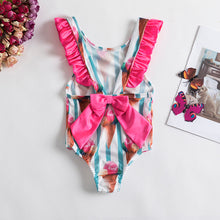 One Piece Swimwear Baby Girl Floral Strap Swimsuit Swimwear Swimming Suit Children Little Girls Summer Holiday Beach Wear