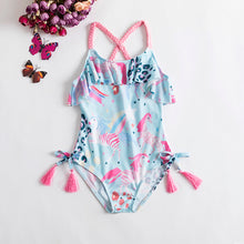 One Piece Swimwear Baby Girl Floral Strap Swimsuit Swimwear Swimming Suit Children Little Girls Summer Holiday Beach Wear