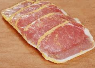 SYSCO FOODS BACON PEAMEAL EE Sliced 7MM Frozen (PACK OF 1 X 5KG)