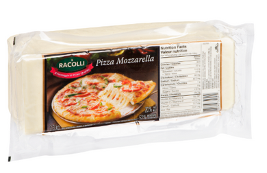 RACOLLI CHEESE MOZZARELLA 20% PACK OF 8 (18 KG)