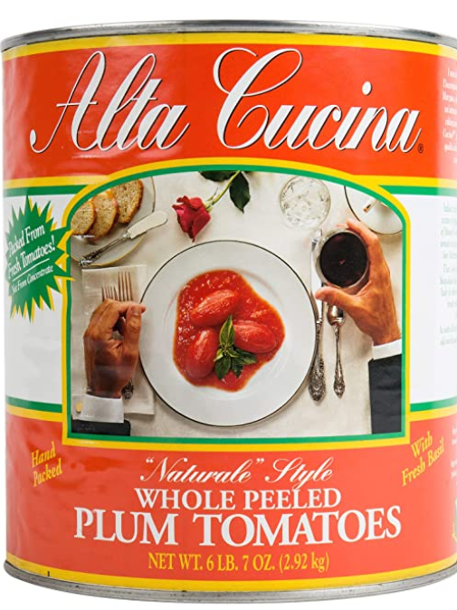 Alta Cucina Whole Plum Tomatoes PACK OF 6 (21KG)