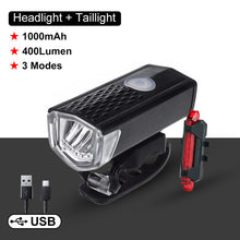 Rechargeable Bike Front Bicycle Lights Front Back Rear Taillight  MTB Road Bike Headlight Bicycle Accessories Ciclismo Фонарик