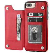 Retro PU Flip Leather Case For iPhone 14 13 12 11 Pro Max XS Multi Card Holder Phone Cases For iPhone X 6 6S 7 8 Plus SE Cover