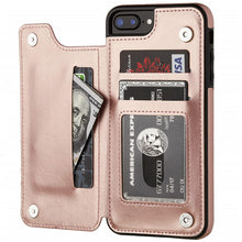 Retro PU Flip Leather Case For iPhone 14 13 12 11 Pro Max XS Multi Card Holder Phone Cases For iPhone X 6 6S 7 8 Plus SE Cover