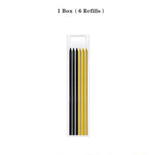 Solid Carpenter Pencil Set With 6 Refill Leads Built-in Sharpener Marking Tool Woodworking Deep Hole Mechanical Pencils