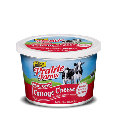 WHOLEFARM   CHEESE COTTAGE SML CURD 4% CAN PACK OF 1X2 KG