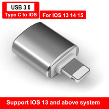 VYOPBC LED USB 3.0 To Type C Adapter OTG To USB C USB-A To Micro USB Type-C Female Connector For Samsung Xiaomi POCO Adapters