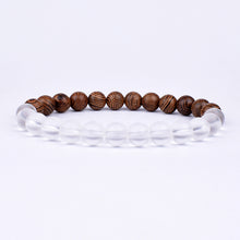 Volcanic Stone Bracelet for Men Lava Wooden 8mm Beads Bracelet Tibetan Buddha Wrist Chain Women Men Jewelry Gift New Bracelets