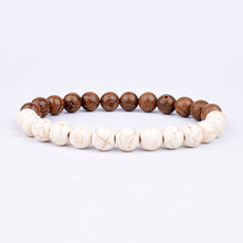 Volcanic Stone Bracelet for Men Lava Wooden 8mm Beads Bracelet Tibetan Buddha Wrist Chain Women Men Jewelry Gift New Bracelets