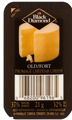 BLACK DIAMOND CHEESE CHEDDAR OLD WHITE PACK OF 100 (2.1 KG)