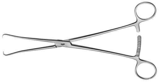 UTERINE TENACULUM SCHROEDER FORCEPS CURVED 9 1/2