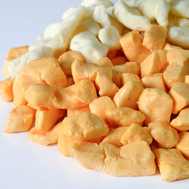 KINGSAY  CHEESE CHEDDAR CURDS PACK OF 100X60 GRAMS