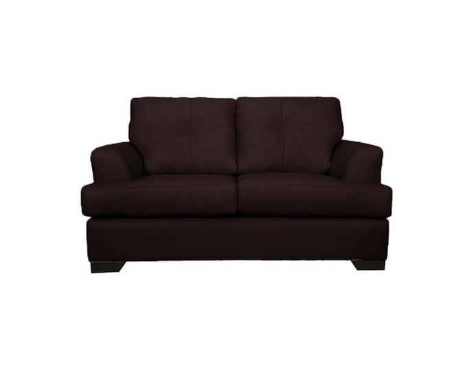 SBF Upholstery Zurick Series Leather Match Loveseat in Cranberry Free Delivery