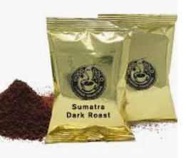 BRAZILIAN COFFEE DARK SUMATRA ORGANIC PACK OF 64X2.2OZ